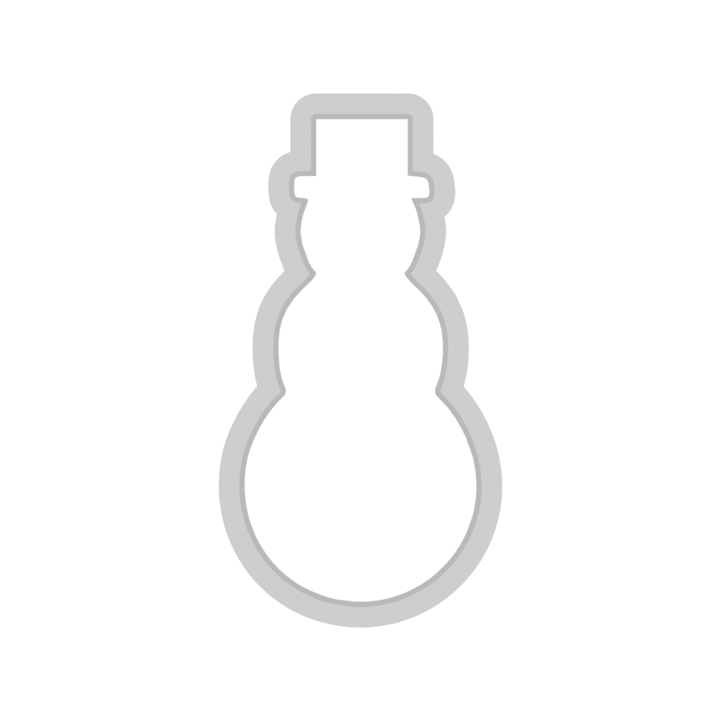 christmas Snowman A cookie cutter 84 top